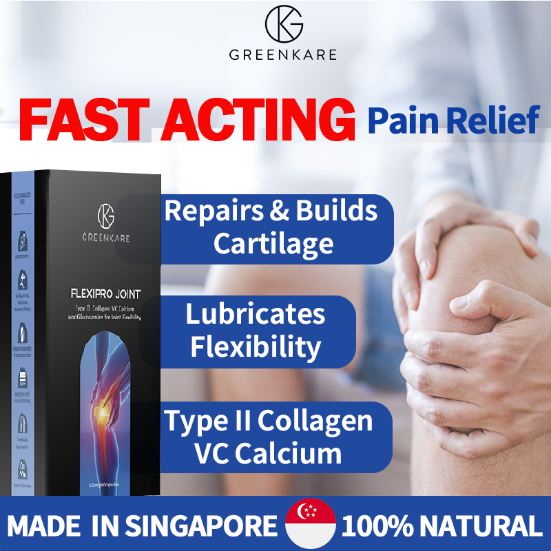 FlexiPro Joint Support for Joint Pain Relief, Flexibility, Mobility &amp; Comfort, Advanced Formula with UC II Collagen, Glucosamine &amp; VC Calcium | 60Caps