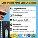 [Greenkare]Omega 3-6-9 Plus Plant-Based Perilla Seed Oil for Cardiovascular Health &amp; Brain Function 60 Softgels