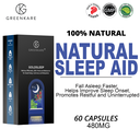 [GreenKare] GoldSleep - Natural Sleep Aid for Improved Sleep Quality, Relaxation &amp; Calmness 60 Caps