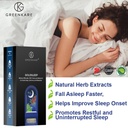 [GreenKare] GoldSleep - Natural Sleep Aid for Improved Sleep Quality, Relaxation &amp; Calmness 60 Caps