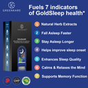 [GreenKare] GoldSleep - Natural Sleep Aid for Improved Sleep Quality, Relaxation &amp; Calmness 60 Caps