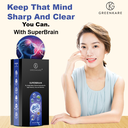 [Greenkare]SuperBrain Supplement for Mental Alertness, Memory, Focus &amp; Concentration, Cognivive | 60 Veg Caps